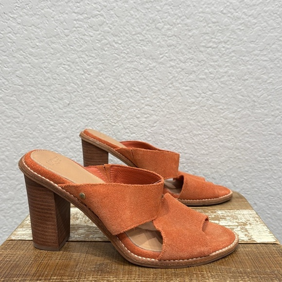 UGG Celia Suede Slide Sandal Size 7.5 - Picture 2 of 7